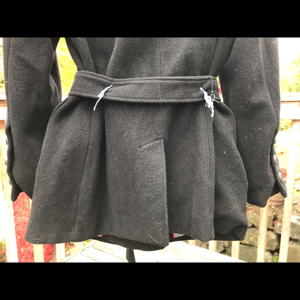 Double Breasted Wool Coat - image 4